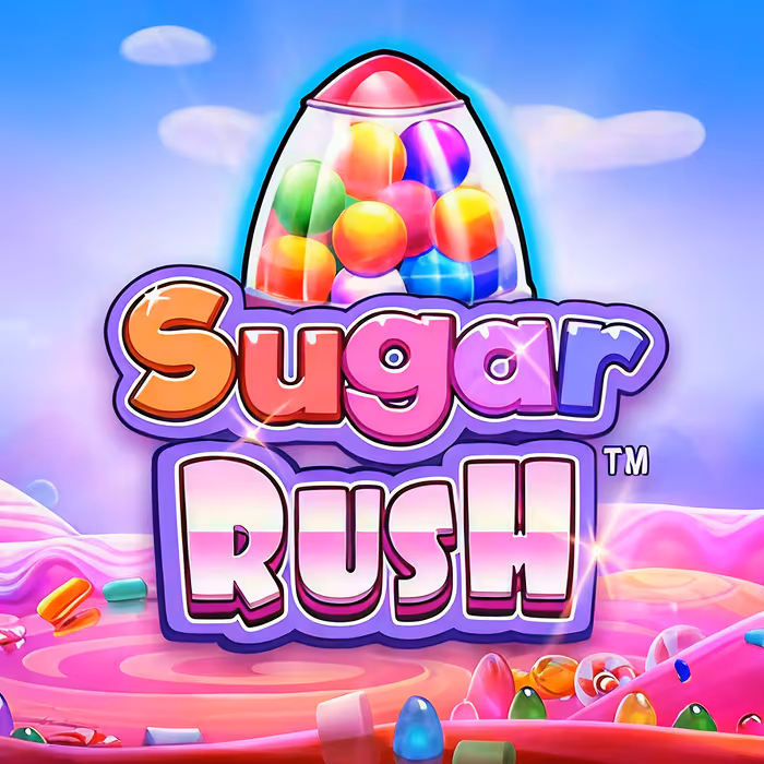 Slot Sugar Rush con dolciumi e meccanismo di pagamento a grappolo