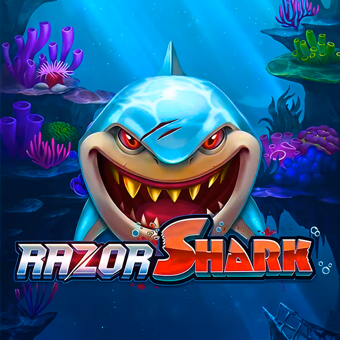 Razor Shark slot avventura sottomarina con stack misteriosi e funzionalità grande squalo bianco